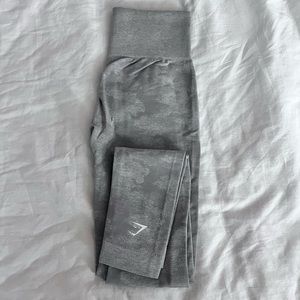 Gymshark Grey Camo Seamless Legging XS